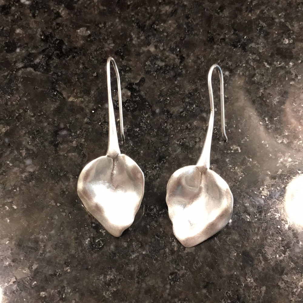 Stella and Dot Esmeralda Leaf Drop Earrings
